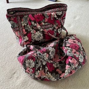 Lot of 2 Vera Bradley duffels including large travel duffel
